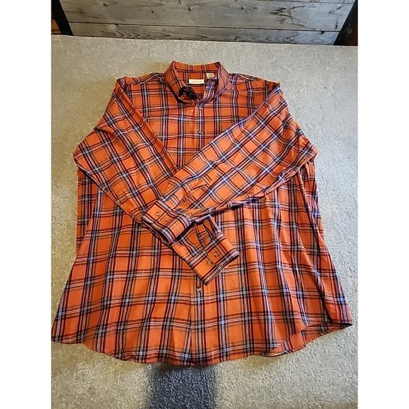 Patrick James Men Button Up Checked Plaid WOOL BLEND 2xl Multi-Color Mid-Weight - Picture 3 of 12